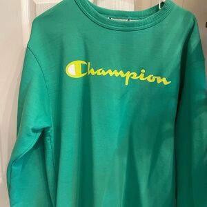 Green Champion Crewneck